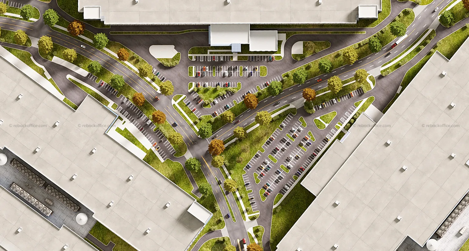 Photo-Real Site Plan